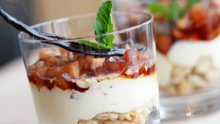 Festliches Cantuccini-Mascarpone-Dessert im Geburtstags-Kochkurs »Mediterrane Küche – kulinarischer Urlaub«. Festliches Cantuccini-Mascarpone-Dessert im Geburtstags-Kochkurs »Mediterrane Küche – kulinarischer Urlaub«.