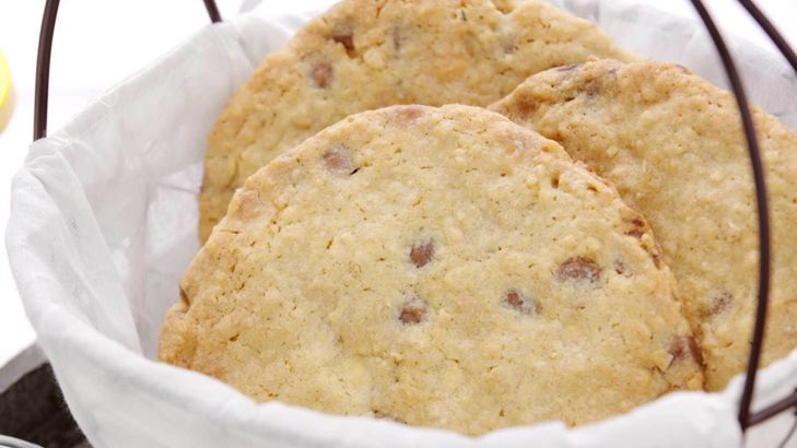 Riesencookies mit Grafschafter Goldsaft und Schokoladendrops