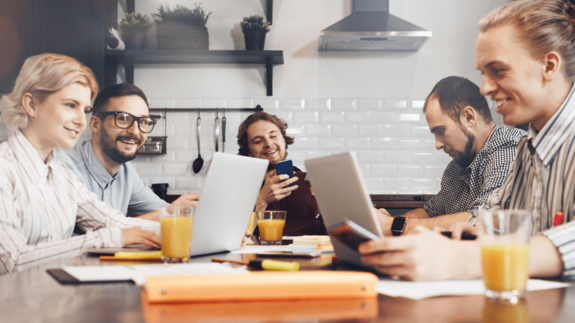 Die Kochateliers als Meetinglocation zu nutzen, ermöglicht neue Sichtweisen.