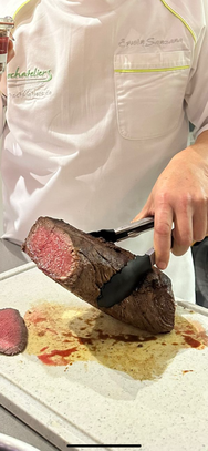 Lieblingsrezept: Rosa gegartes Roastbeef mit Kochateliers Salz  Lieblingsrezept: Rosa gegartes Roastbeef mit Kochateliers Salz