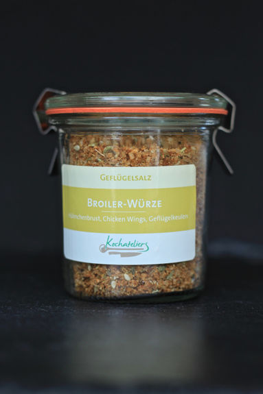 Fantastische Salzmischungen und Gewürze ✓ handgefertigt ✓ auf Fleur de Sel-Basis ✓ getrocknete Kräuter, Gewürze, Extrakte von Gemüse und Obst. Die exklusiven Salz- und Gewürzmischungen sind nur in den Kochateliers erhältlich – verpackt in einem schönen Weck-Glas auch ein schönes Geschenk! Salze und Gewürze - exklusive Mischungen