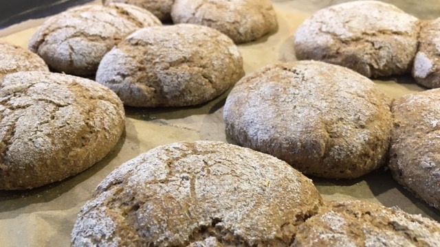 Vinschgauer Roggenbrötchen