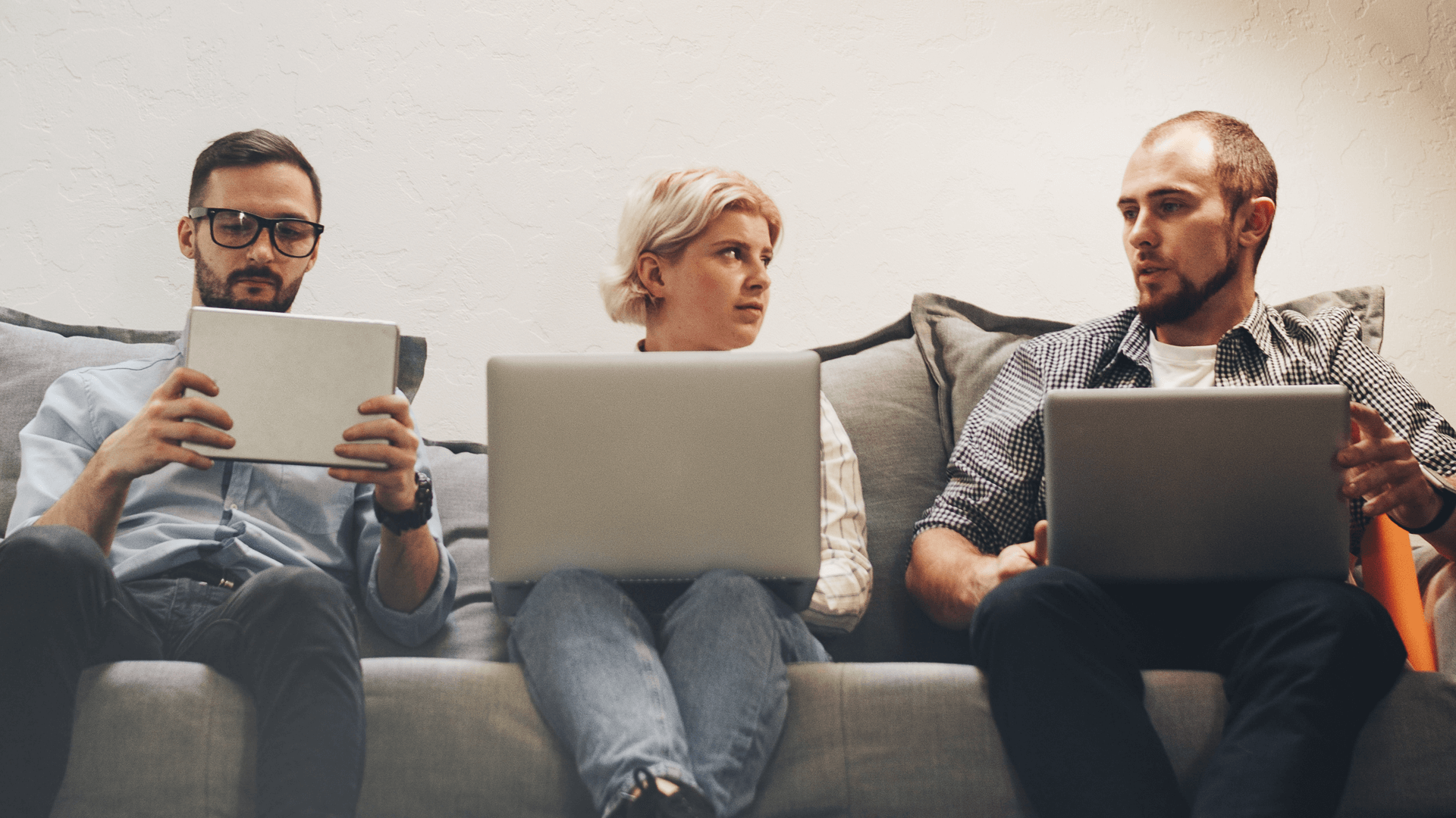 Arbeiten in der Lounge der Kochateliers